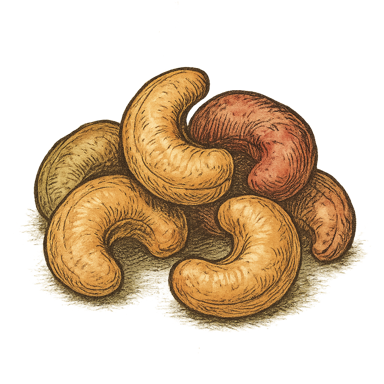 Roasted & Salted Whole Cashews