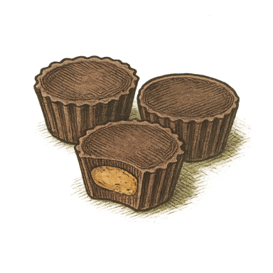 Mini Dark Chocolate PB Cups